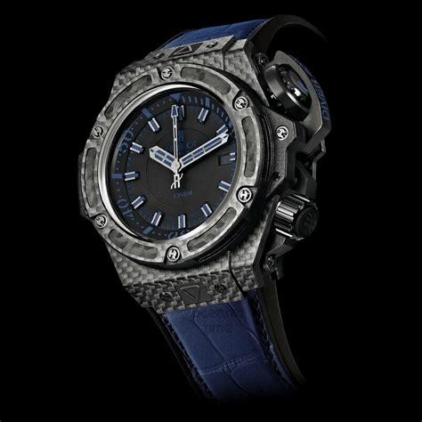 hublot oceanographic 4000 all black blue|Hublot dive watch.